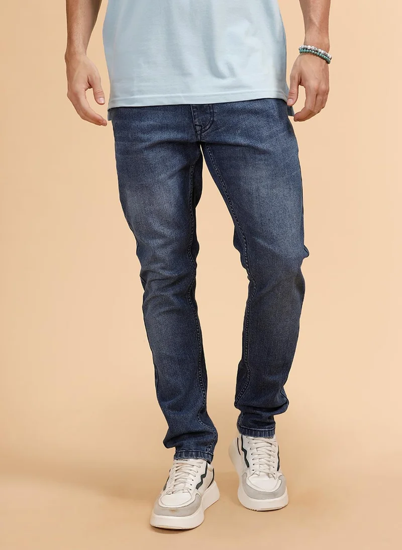Casual Slim Fit Jeans | Blue